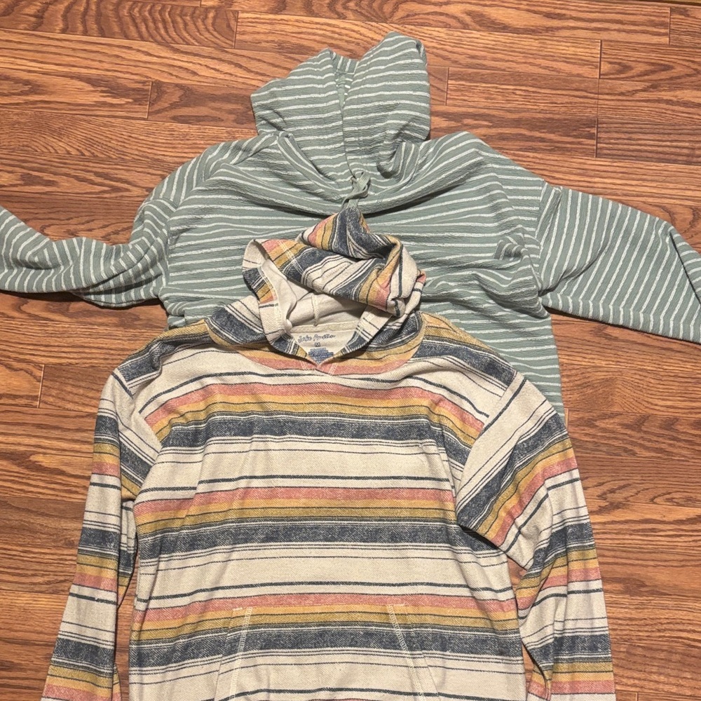 Striped Hooded Sweatshirts set of 2